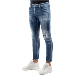 Dsquared2, Jeans, Heren, Blauw, S, Katoen, Heren Jeans