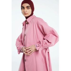 Fabienne Chapot, Mantels, Dames, Roze, Xl/2Xl, Trine Trenchcoat