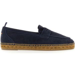 Castañer, Nacho Suede Espadrilles Blauw, Heren, Maat:41 EU