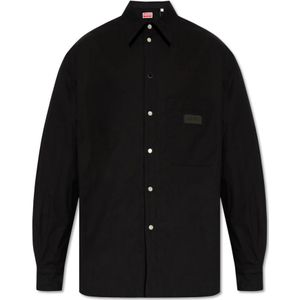 Kenzo, Geïsoleerd shirt Zwart, Heren, Maat:L