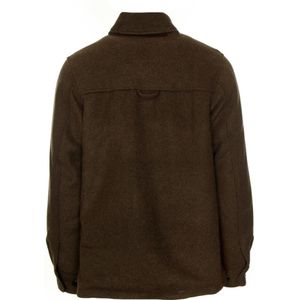 Samsøe Samsøe, Jassen, Heren, Bruin, XL, Wol, Pally Overshirt