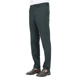 Selected Homme, Broeken, Heren, Groen, M, Groene Slim Fit Pak Broek