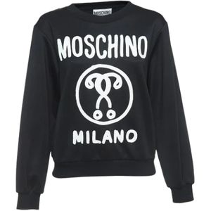 Moschino Pre-Owned, Pre-owned Knit tops Zwart, Dames, Maat:M