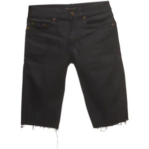 Yves Saint Laurent Vintage, Pre-owned Denim bottoms Zwart, Dames, Maat:S