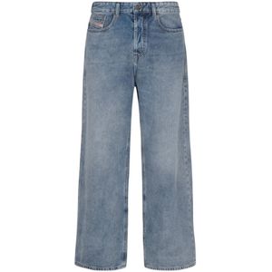 Diesel, Jeans, Dames, Blauw, W26, Stijlvolle Broeken