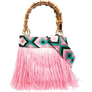 La Milanesa, Handbags Roze, Dames, Maat:ONE Size