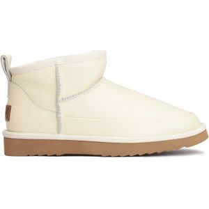 Kazar, Schoenen, Dames, Beige, 41 EU, Leer, Dames sneeuwlaarzen van graanleer