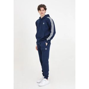 Adidas Originals, Broeken, Heren, Blauw, XS, Katoen, Blauwe Heren Essentials Broek met Logo