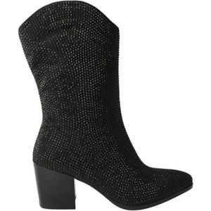 Pedro Miralles, Heeled Boots Zwart, Dames, Maat:36 EU