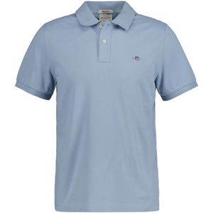 Gant, Veelzijdige korte mouw polo Blauw, Heren, Maat:L