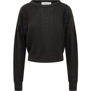 Ba&Sh, Truien, Dames, Zwart, L, Jynx Jumper - Stijlvolle Gebreide Trui