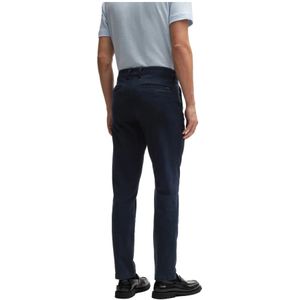 Hugo Boss, Broeken, Heren, Blauw, 3Xl, Donkerblauwe Chino Broek