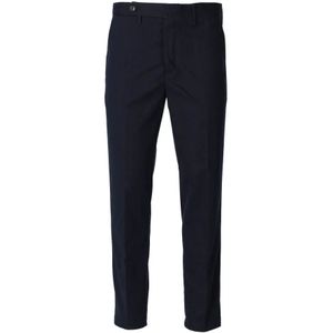 White Sand, Broeken, Heren, Blauw, M, Katoen, Witte zand jack blauwe chino broek