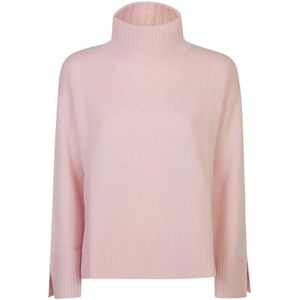 Le Tricot Perugia, Truien, Dames, Roze, XS, Roze Sweater Collectie