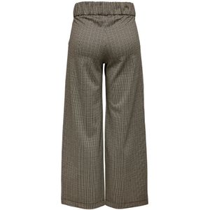 Jacqueline de Yong, Broeken, Dames, Beige, XL, Polyester, Jdygeggo MIA Long Check Pant JRS - 15242797