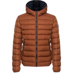 Colmar, Puffer Jas Bruin, Heren, Maat:S