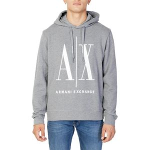 Armani Exchange, Sweatshirts & Hoodies, Heren, Grijs, M, Katoen, Vests