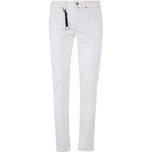 Incotex, Jeans, Heren, Wit, W32, Rechte jeans