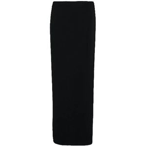 Calvin Klein, Maxi Skirts Zwart, Dames, Maat:2XS