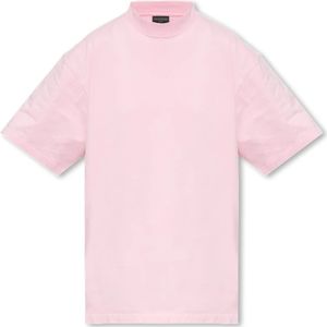 Balenciaga, Tops, Dames, Roze, S, Katoen, Oversized T-shirt