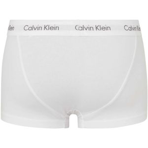 Calvin Klein, Ondergoed, Heren, Wit, L, Katoen, Boxer 3-Pakket Lage Trunk