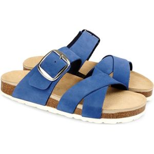 Rohde, Schoenen, Dames, Blauw, 37 EU, Flat Sandalen