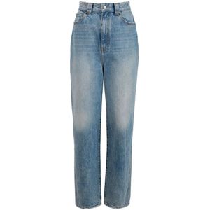 Khaite, 043 Distressed Bryce Martin Jeans Blauw, Dames, Maat:W29