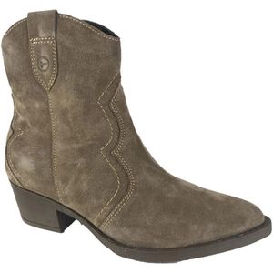 Tamaris, Westerse Stijl Dames Cowboy Laarzen Beige, Dames, Maat:39 EU