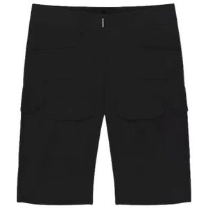 Givenchy, Korte broeken, Dames, Zwart, S, Zijden Cargo Bermuda Shorts