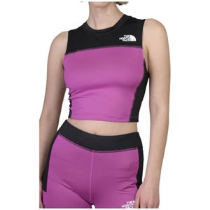 The North Face, Extreme Poly Gebreide Tank Paars, unisex, Maat:S