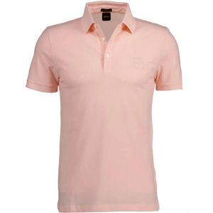 Boss Orange, Lichtroze Zomer Polo Shirt Roze, Heren, Maat:L