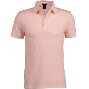 Boss Orange, Tops, Heren, Roze, L, Lichtroze Zomer Polo Shirt