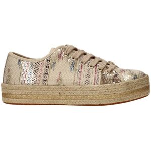 Rieker, Espadrille Sneaker met zomerse print Veelkleurig, Dames, Maat:39 EU