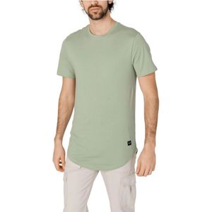 Only & Sons, Tops, Heren, Groen, S, Katoen, Onsmatt Life Longy SS TEE Noos - 22002973