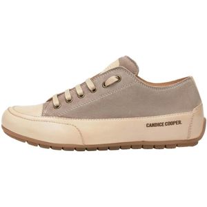 Candice Cooper, Buffed suede sneakers Rock Grijs, Dames, Maat:37 EU