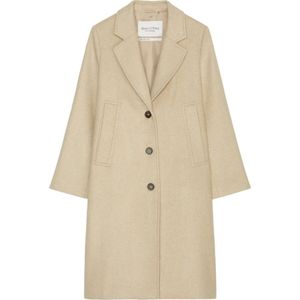 Marc O'Polo, Mantels, Dames, Beige, XL, Wol, Blazer coat regular