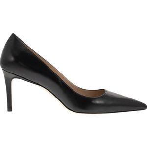 Stuart Weitzman, Schoenen, Dames, Zwart, 36 EU, Stuart 75 - Leren décolleté