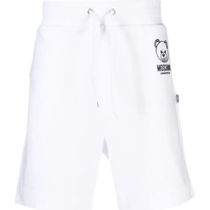 Moschino, Casual Shorts Wit, Heren, Maat:S