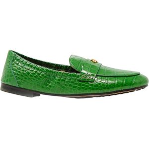 Tory Burch, Instappers Groen, Dames, Maat:37 1/2 EU