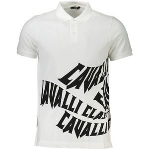 Cavalli Class, Tops, Heren, Wit, L, Polo Shirt