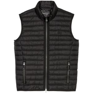 Marc O'Polo, Jassen, Heren, Zwart, L, Polyester, Gewatteerde bodywarmer