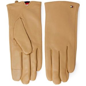 Tommy Hilfiger, Gloves Beige, Dames, Maat:L