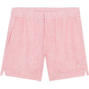 Brooks Brothers, Korte broeken, Heren, Rood, L, Linnen, Rode Linnen Shorts