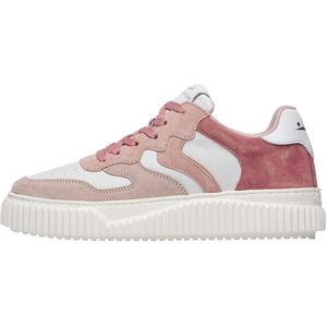 Voile Blanche, Schoenen, Dames, Roze, 40 EU, Leather and suede sneakers Laura