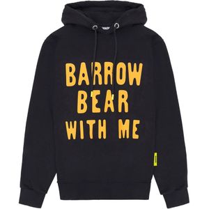 Barrow, Sweatshirts & Hoodies, unisex, Zwart, XS, Katoen, Hoodie met letterprint