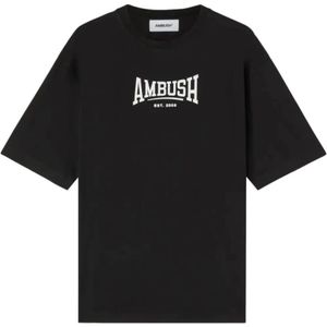 Ambush, Tops, Heren, Zwart, S, B Grafisch T-Shirt voor Heren