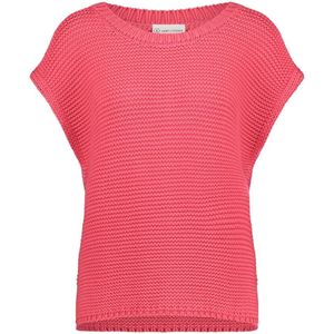 Jane Lushka, Truien, Dames, Roze, L, Katoen, Warm en stijlvol rondhals pullover