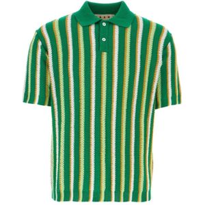 Marni, Polo Shirts Groen, Heren, Maat:L