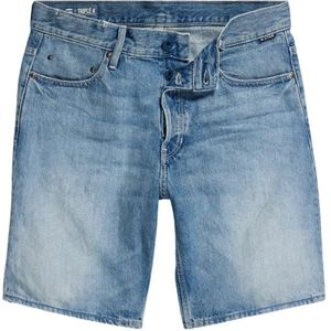 G-star, Korte Broek- GS Triple A Short Blauw, Heren, Maat:W30