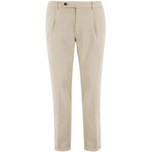 Berwich, Slim-fit Broeken Beige, Heren, Maat:L